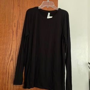 Zenana Premium Black long sleeve shirt